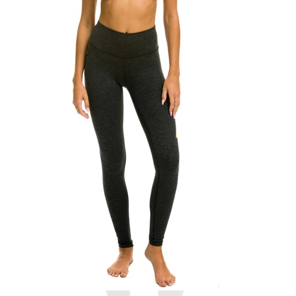 Aviator nation leggings with bolt decal dark grey - Picture 5 of 8